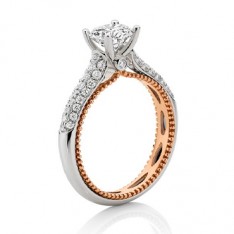 The Duo Tone Pavé with Hidden Milgrain