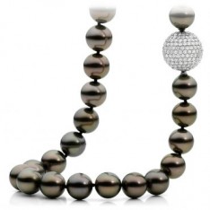Black Tahitian Pearl Strand