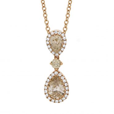 Champagne Diamond Necklace