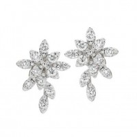 Diamond Cluster Earrings