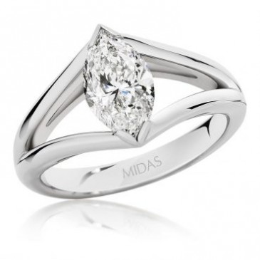 Marquise Cut Diamond Solitaire