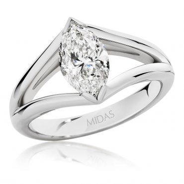 Marquise Cut Diamond Solitaire