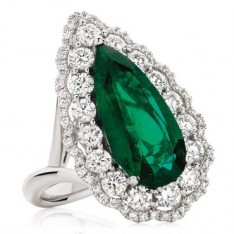Radiant Emerald Ring