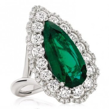 Radiant Emerald Ring