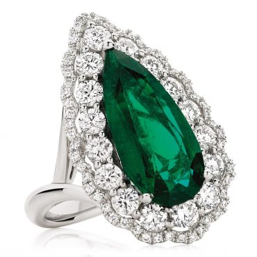 Radiant Emerald Ring
