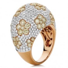 Stunning Diamond and Rose Gold Ring