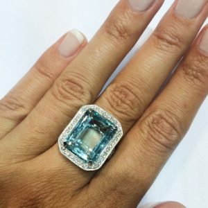 Birthstone cocktail rings: January to June