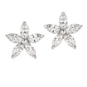 Elegant Set with Marquise Diamonds