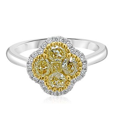 Fancy Yellow Diamond Clover