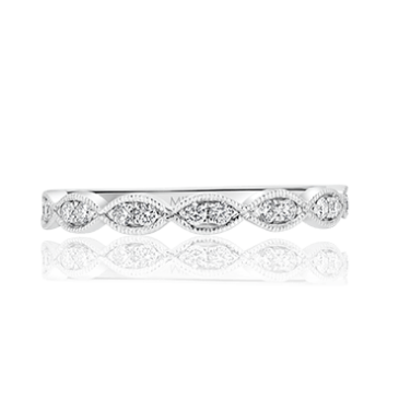 Milgrain Marquise Diamond Band