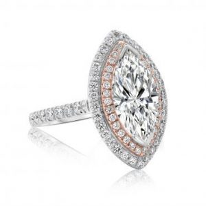 Marquee Diamond with Brilliant Halo
