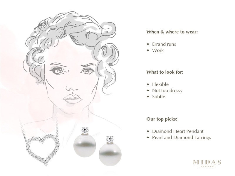Everyday jewellery pieces