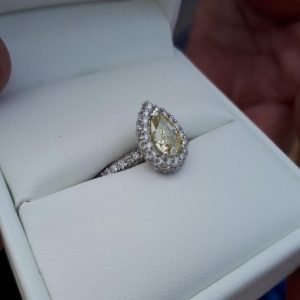 Custom designed engagement ring