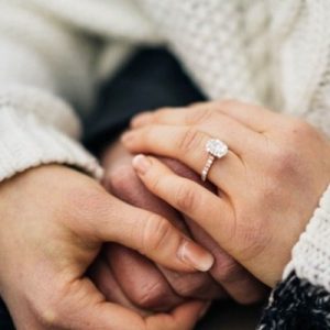 Customised engagement ring