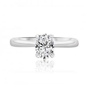Oval Solitaire Engagement Ring