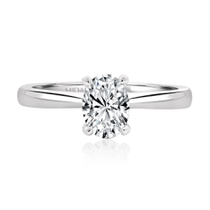Oval Solitaire Engagement Ring
