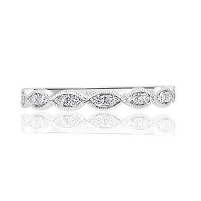Milgrain Marquise Diamond Band