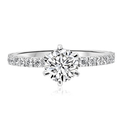 Our collection of white gold engagement rings