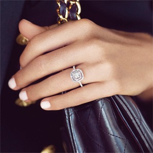 Top 5 cushion cut engagement rings