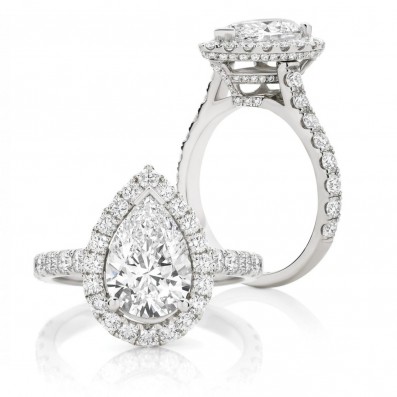 Pear Shape Engagement Rings