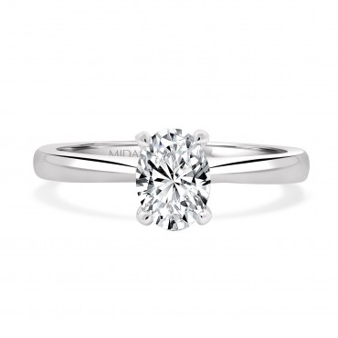 Oval Solitaire Engagement Ring