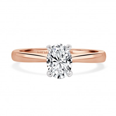 Oval Solitaire Engagement Ring