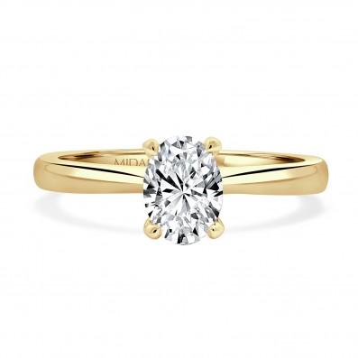 Oval Solitaire Engagement Ring