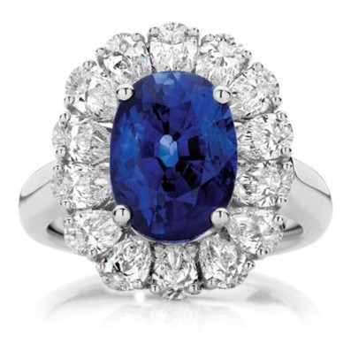 Blue Sapphire & Diamond Rings