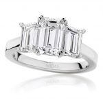 Emerald Cut Diamond Trilogy