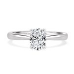 Oval Solitaire Engagement Ring